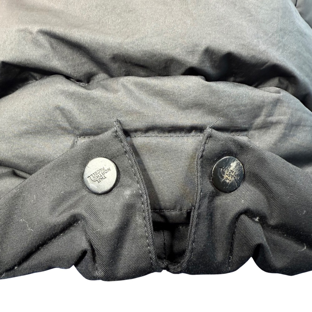 The North Face Womens Parka Winter Coat Faux Fur Trimmed Hood Black Size XS - Picture 11 of 15